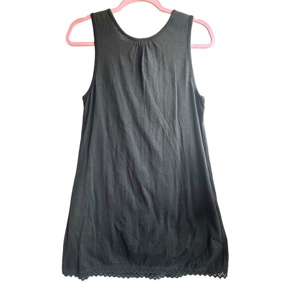 Chaudry Tank Top NWT Small Embroidered Sleeveless Chocolate Brown Made in India - Picture 2 of 8